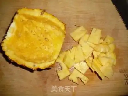 Make Thai pineapple shrimp step 3