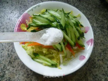 Make The cucumber platter step 9