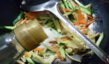 Make The cucumber platter step 12