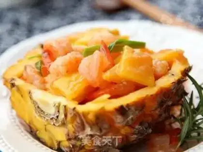Make Thai pineapple shrimp step 8
