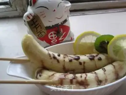 Make Banana popsicle step 3