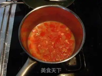 Make Left sip with spinach soup step 1