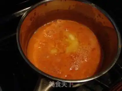 Make Left sip with spinach soup step 2