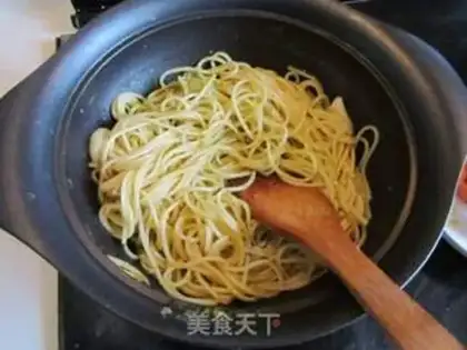 Make Shrimp-hot pasta step 8