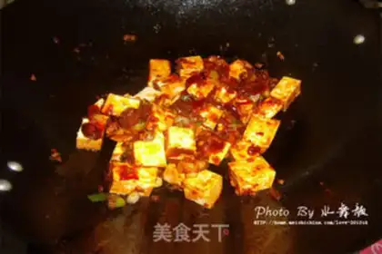 Make Spicy tofu step 3