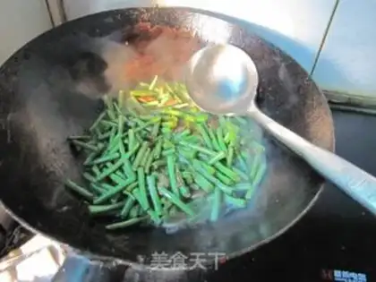 Make Beef fried beans step 8