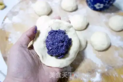 Make A potato coconut bag step 9
