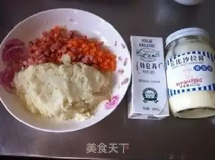Make Family ham pizza step 19