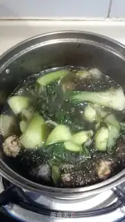 Make Soup from the oily mollusk step 5