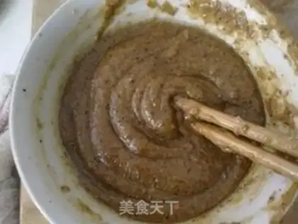 Make Homemade walnut sauce step 4