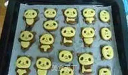Make Stereo panda cookies step 10