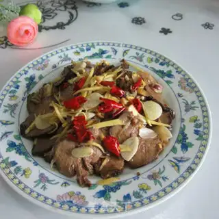 Make Garlic pig tongue step 6