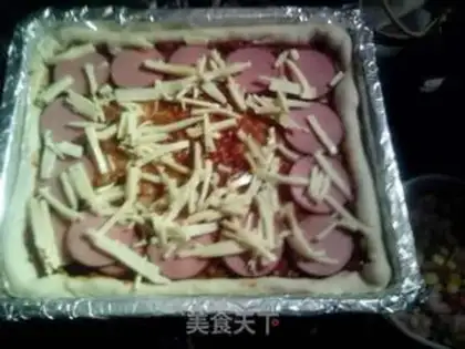Make We got ham and shrimp pizza step 13