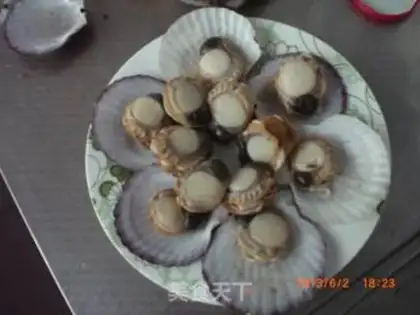 Make Oiled scallop step 2