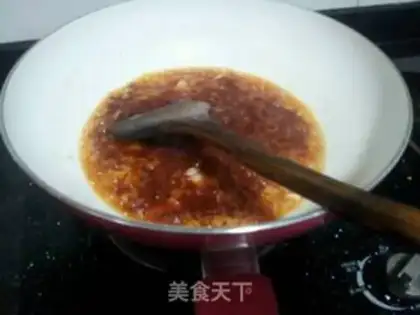 Make The bean petals are fried step 5