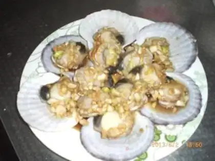 Make Oiled scallop step 5