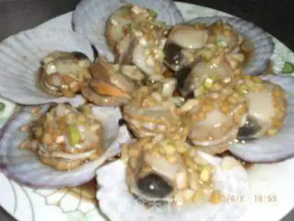 Make Oiled scallop step 7