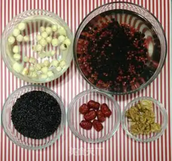 Make Black rice porridge step 1