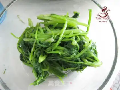 Make Bottle spinach step 2