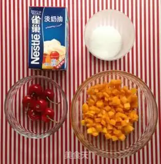 Make Mango cherry cream cake step 16