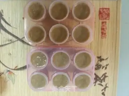 Make Green Bean Popsicle Ice step 7