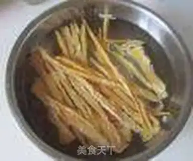 Make The soybeans stick step 1