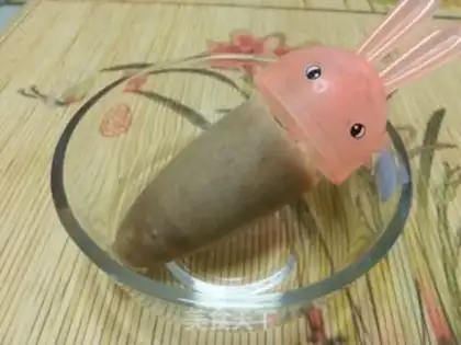 Make Green Bean Popsicle Ice step 9