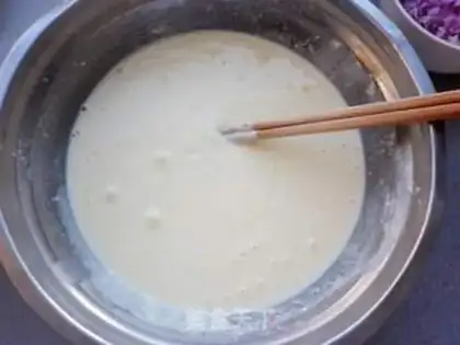Make Milk pancakes step 3