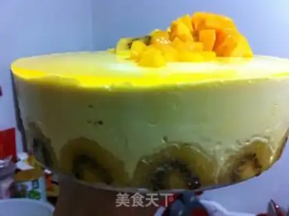 Make Mangomus cheesecake step 17