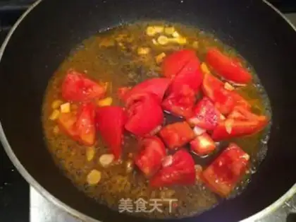 Make Tomato, tomato potatoes step 4