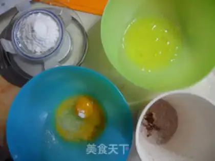 Make oatmeal cocoa cake step 2