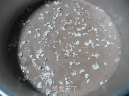 Make oatmeal cocoa cake step 11