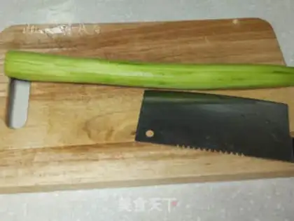 Make Garlic tofu melon step 1