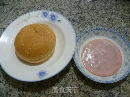 Make Ham eggsburger step 0