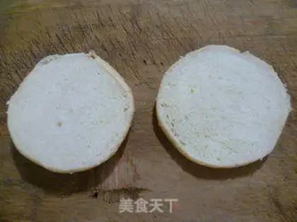 Make Ham eggsburger step 4