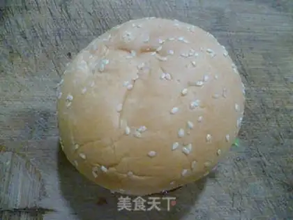 Make Ham eggsburger step 9
