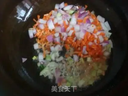 Make Egg fried rice step 5