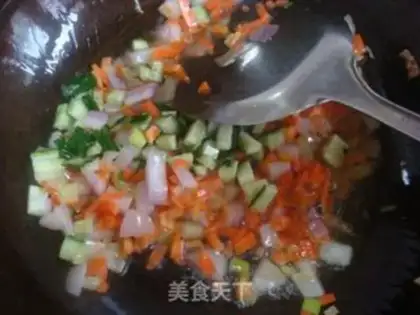 Make Egg fried rice step 6