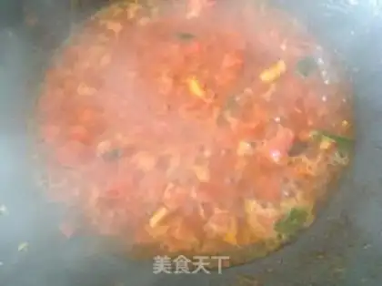 Make Tomato egg noodles step 7