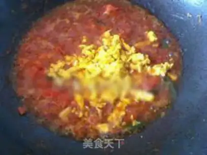 Make Tomato egg noodles step 8