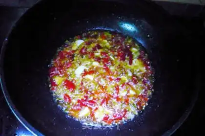 Make Spicy bull frog step 10