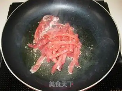 Make Celery fried meat step 4