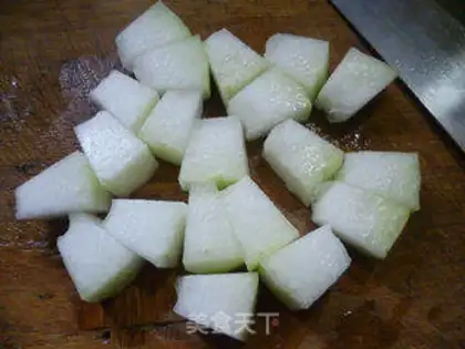 Make Roach dry-burned melons step 2