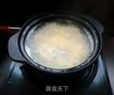 Make Chicken liver, rice congee step 1