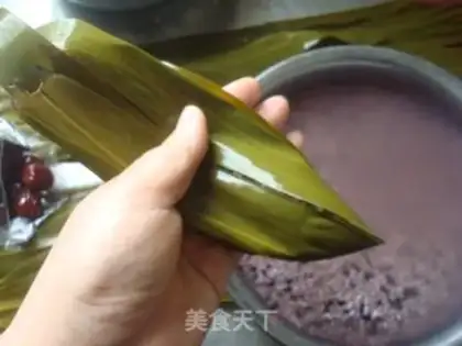 Make Purple rice crotch step 2