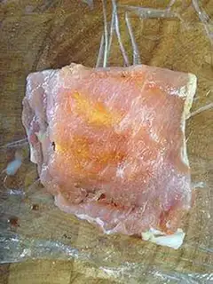 Make Powder pork chops step 7