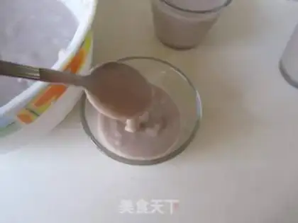 Make Strawberry coconut mud step 3