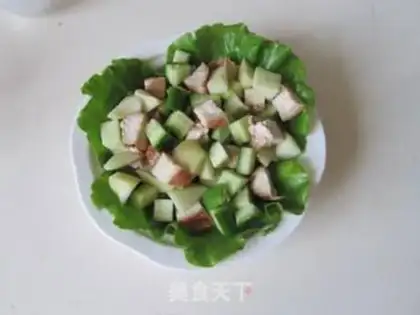 Make Thai chicken peach salad step 7