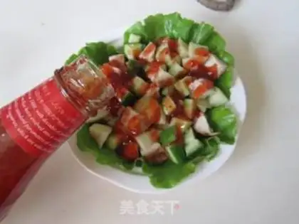 Make Thai chicken peach salad step 8