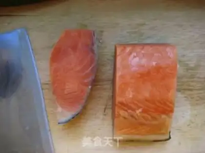 Make Vanilla salmon step 0